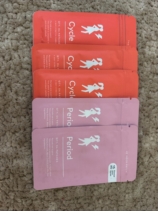 The good patch Other - & Period Pain Relief Patches - Pink and Orange